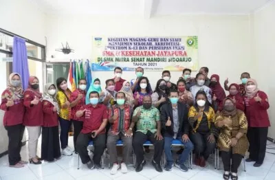 Tingkatkan Kualitas Pendidikan, SMKN Indonesia Timur Berkunjung ke SMK Mitra Sehat Mandiri Sidoarjo
