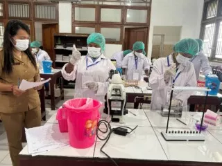 Siswa SMKN Kesehatan Jayapura Ikuti Uji Kompetensi Keahlian Profesi