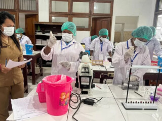 Siswa SMKN Kesehatan Jayapura Ikuti Uji Kompetensi Keahlian Profesi